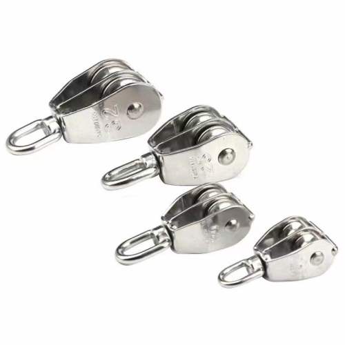 1" Sheave Stainless steel Double Swivel Eye Block