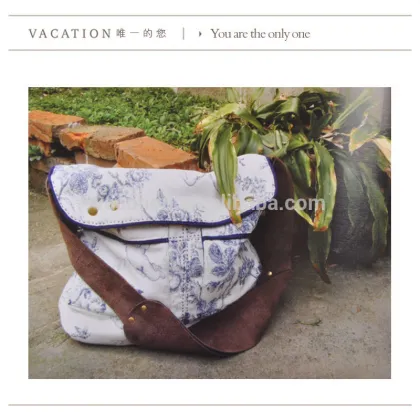 leather flower handbag importers