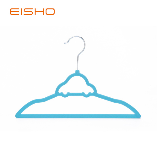 EISHO Slim Velvet Shock Hangers Bulk