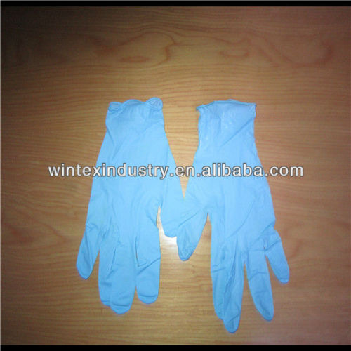 Blue Nitrile Disposable Gloves