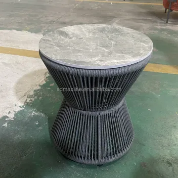 Outdoor Rattan Side Table - Patio Rattan Wicker Coffee Table