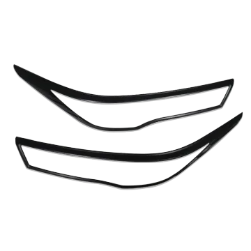 ABS Black Trims Headlight Cover Protector for Toyota Innova 2023 Car Accessories
