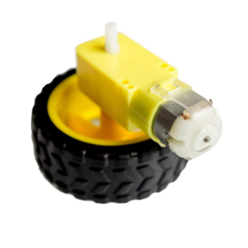 Décélération DC Motor Smart Car Chassis Kit avec roues de support