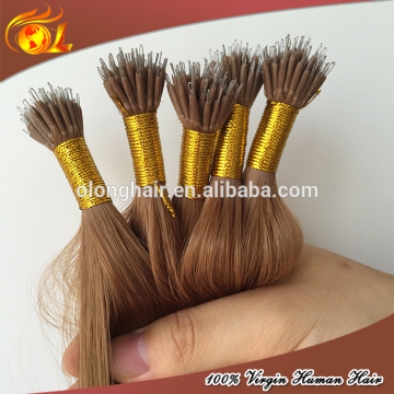 Wholesale 2015 New Style russian nano ring wholesale hair extension, nano ring hair