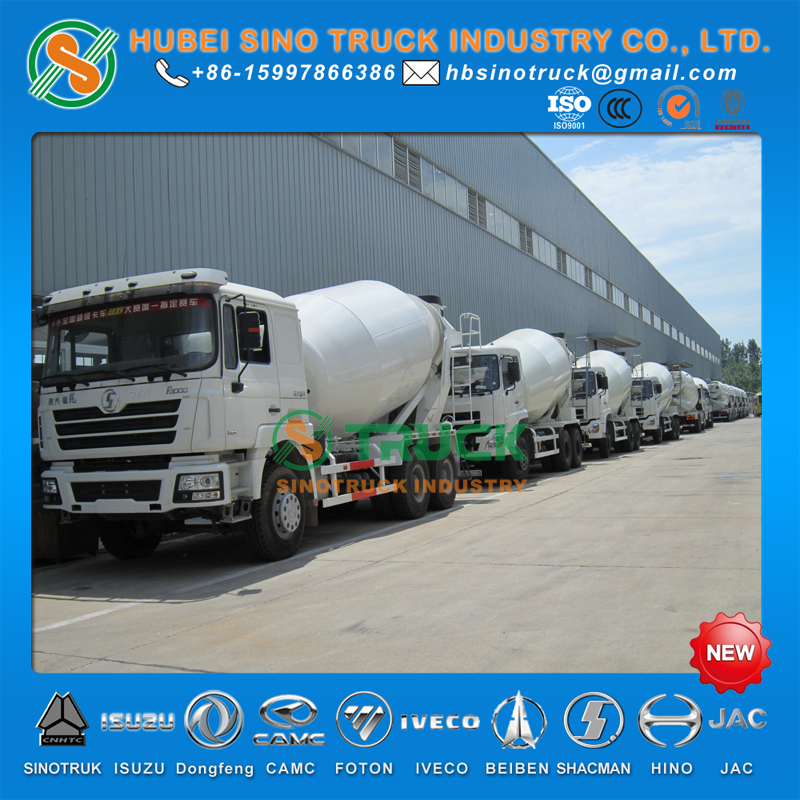 Shacman F3000 12cbm Transit Mixer Truck