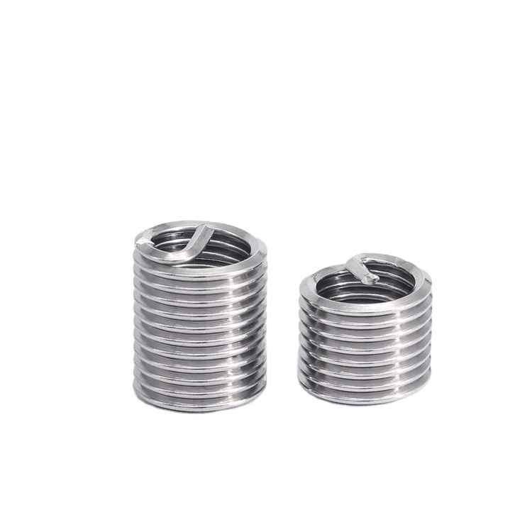 M8*1.25-m12*1.25-10L Aluminum Blind Hole Installation Threads Steel and Stainless Steel Wire Thread Inserts