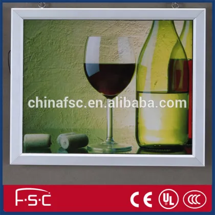 led backlight slim snapper light box