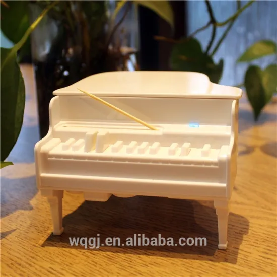 High Quality Fashion Table Piano Shape Plastic Toothpick Case Box Home Living Toothpick Holder Box