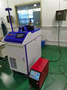 Hand-held integrated laser welding machine workbench