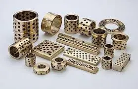 High Force Brass Graphite Bushings Copper Sleeve Self Lubricating bearing Casting Solid Bearing