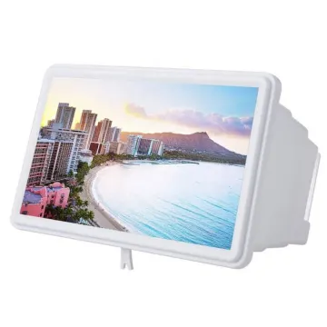 Screen Magnifier for Smartphones: 3D HD Movie Video Amplifier with Foldable Holder Stand