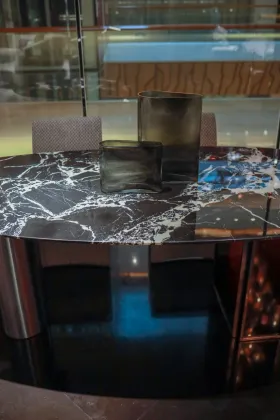 Modern Circular Dining Table "Elegance in the City"