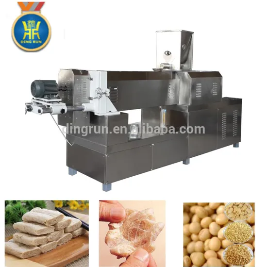 fiber soya nuggets protein food machinery