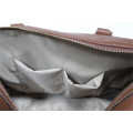 Brown Crossbody Handbag With Fringe