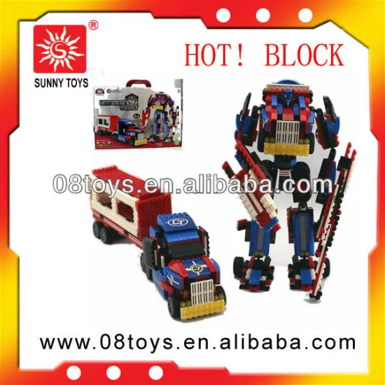 Newest carton robot enlighter brick toys