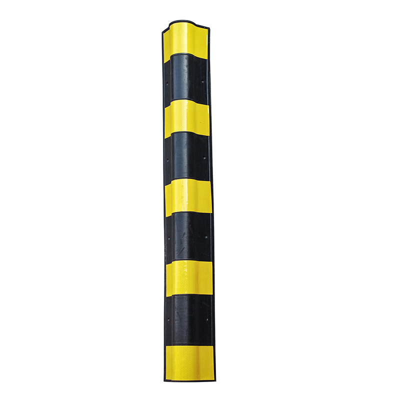 1000mm reflective rubber garage wall protector corner guard