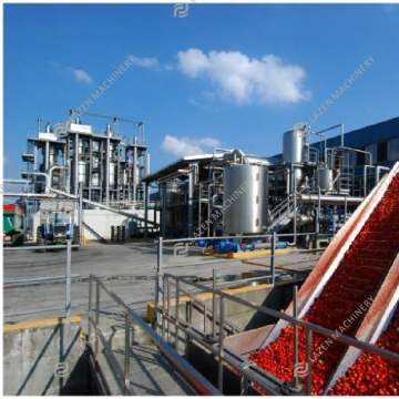 Ligne de production de machine à remplissage de pâte de tomate pour la production de sauce tomate