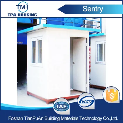 prefabricated portable outdoor security booth for sale