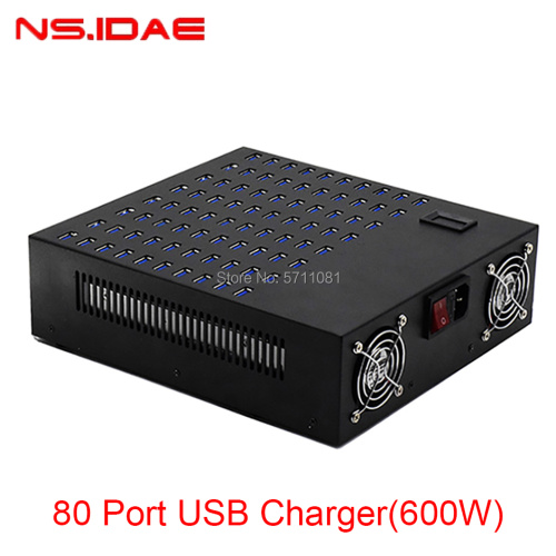 80 Ports Wall USB Charging Station 600W