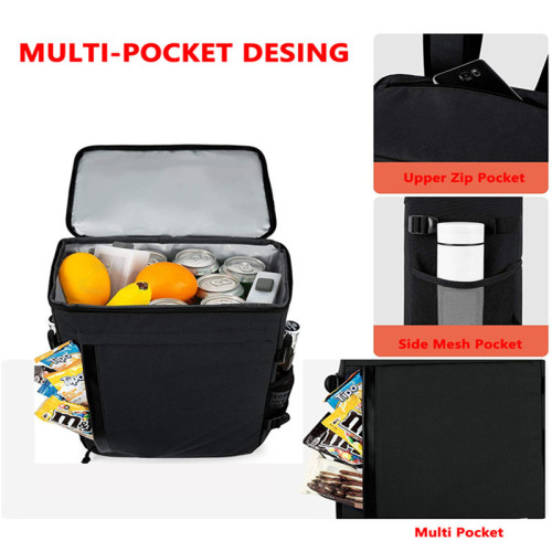 Multi pocket design refrigerated bag