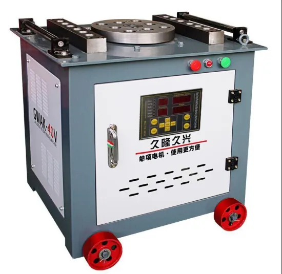 GW40V Metal craft wrought iron scroll bending blacksmith machine iron bar bending machine