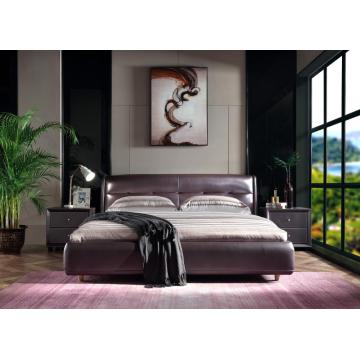 Purple fashion soft bed