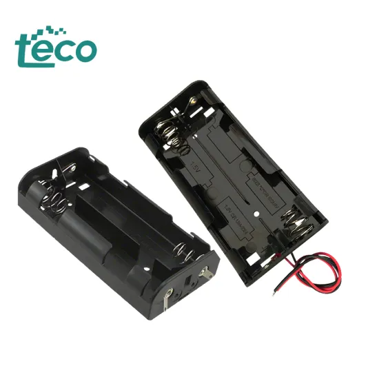 Affordable 4 x C Battery Holder Box Made of Square Black ABS Plastic with Leads