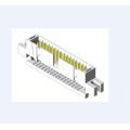 Encabezados de caja montada en cable IDC de 2.54 mm con orejas de montaje