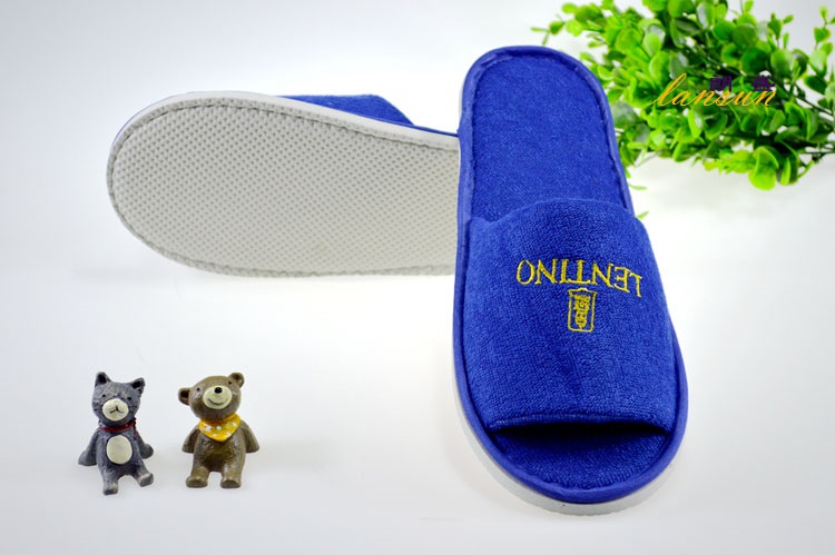 Open Toe Paddled Insole Soft Fur Slippers