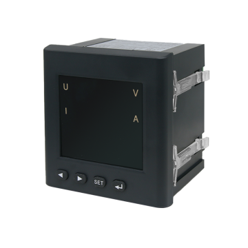 Driefasige digitale paneelmeter met RS485-interface, 500A-meetcapaciteit en paneelontwerpontwerp