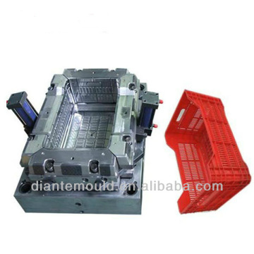 OEM custom plastic milk bottles crate mold food crate mould supplier in huangyan zhejiang china