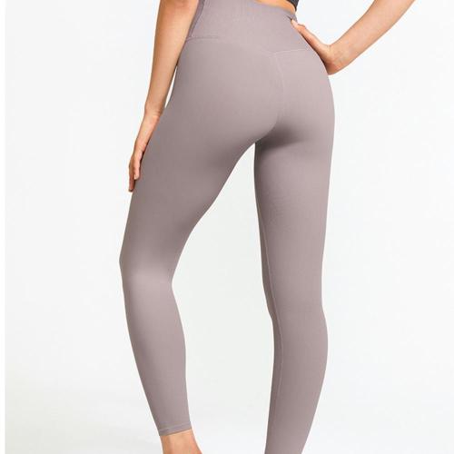 Leggings de treino com cintura alta com nervuras