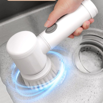 USB Rechargeable 5-in-1 Cordless Dishwashing Brush