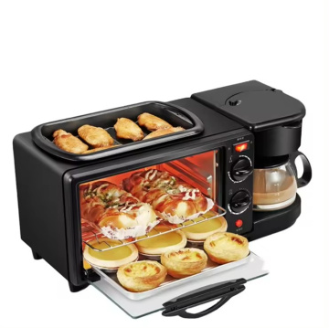 Hot Sale: Αυτόματη πολυλειτουργική παραγωγή σάντουιτς 3 σε 1 με φλιτζάνι καφέ, τηγάνι και φούρνο τοστιέρα