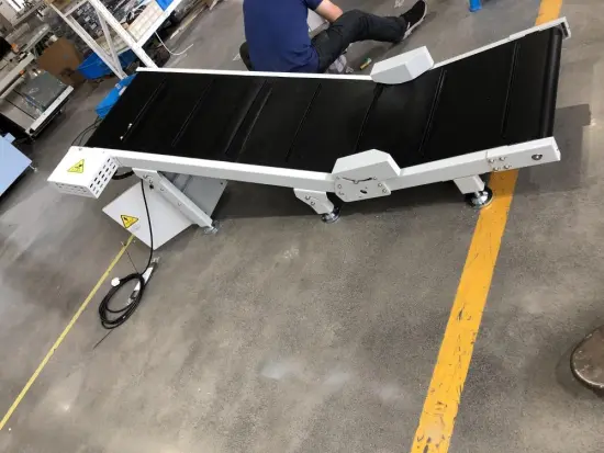 Motorized Incline Take Away Exit Conveyor