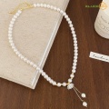 Freshwater Pearl Beads Fashion Necklace 18k Gold Plated