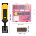 Laminate Repairing Kit Woodworking Tools Wax System Floor Worktop Sturdy Casing Chips Scratches Mending Tool Set