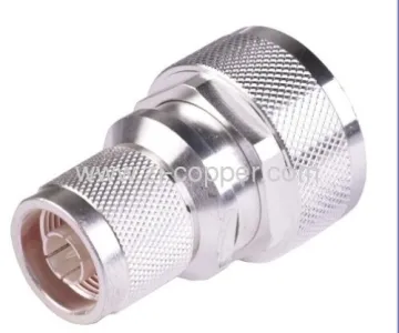N Male To 7/16 Din Male Straight Adapter 