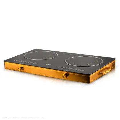 Double Burner Infrared Cooktop with Touch Sensor Controls