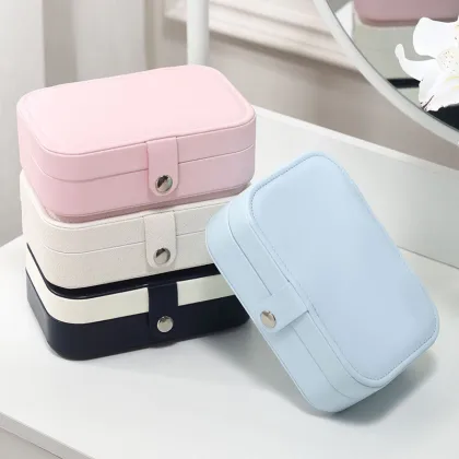 Creative Portable Travel Storage Box - Earrings Ring Case Jewelry Storage Box