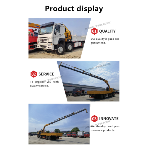 Howo Brand 8x4 Crane XCMG montada