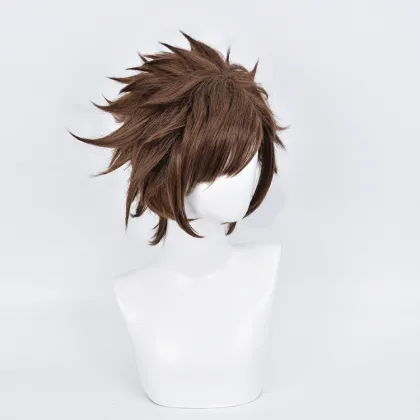 35cm Short Brown Joseph Joestar Cosplay Wig - JoJo's Bizarre Adventure