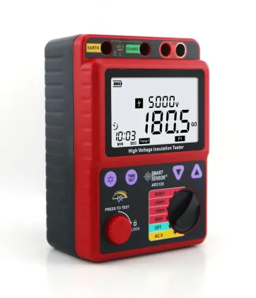 Digital Megohmmeter AR3125: 500V to 5000V Insulation Resistance Tester