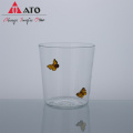 Borossilicate Glass Mandraada de vidro isolado Caneca de chá