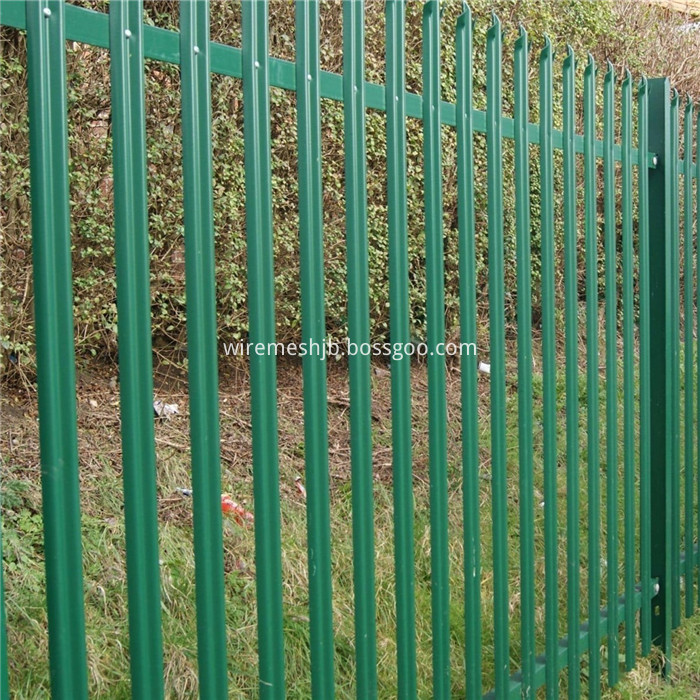 Plastic Coated Palisade Fencing