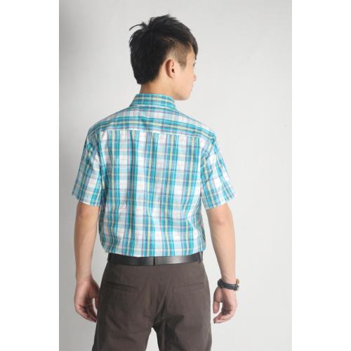 Customized Farbplaid Muster Polo -Shirt 100% Baumwolle