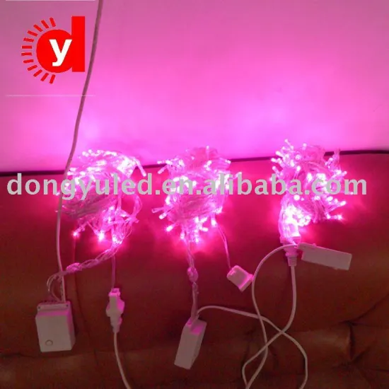 pink led string light , christmas light (10M 100L)