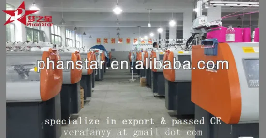 flat knitting machine for garments