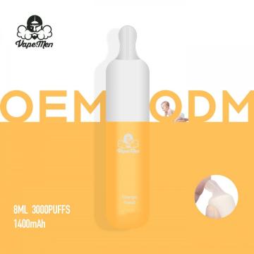 3000 puffs disposable vape device pod pro e-cigarette