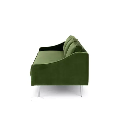 Mirage Grass Green Fabric Sofa